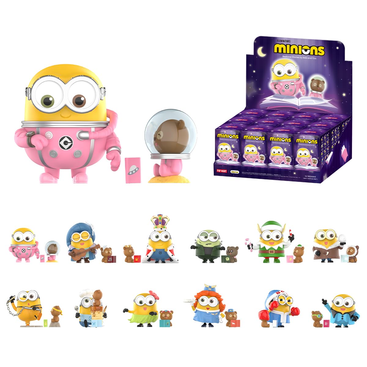 POP MART Minions Bedtime Stories by Bob and Tim Series